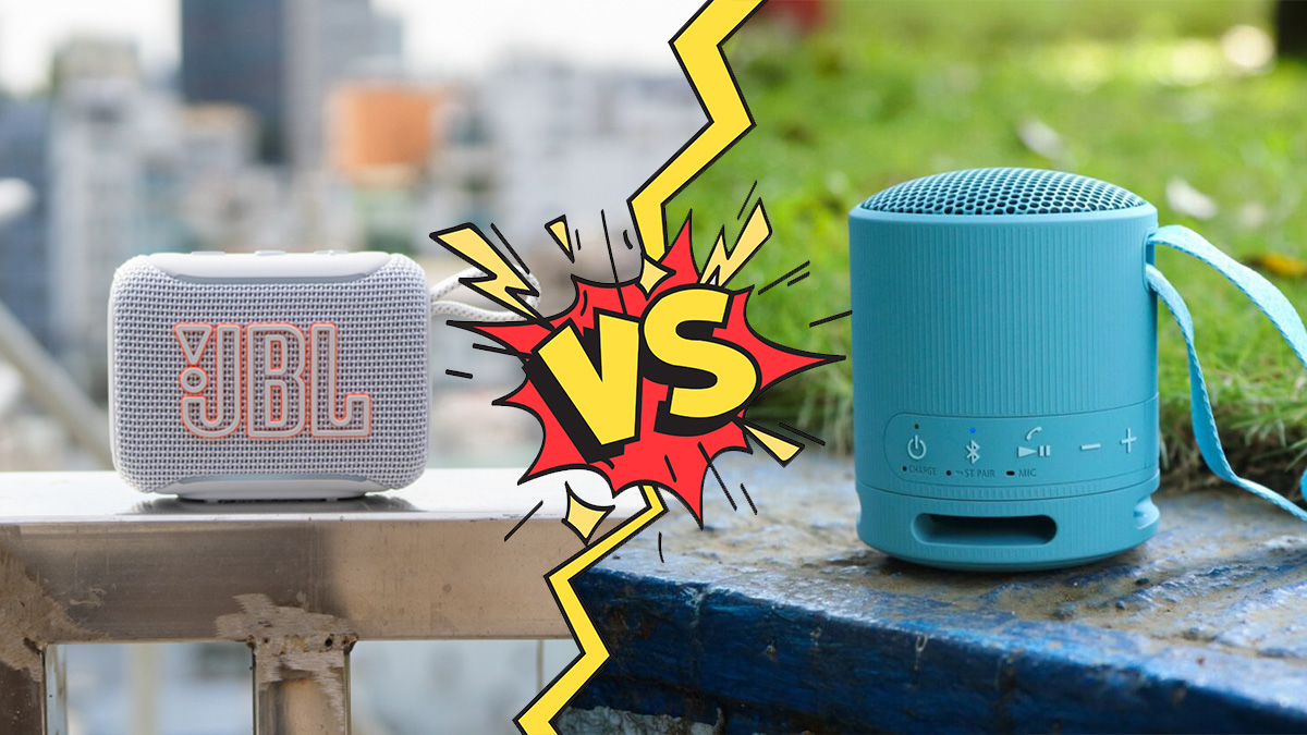 So sánh JBL Go 5 vs Sony SRS-XB100 Extra Bass: Hơn 1 triệu chọn loa nào?