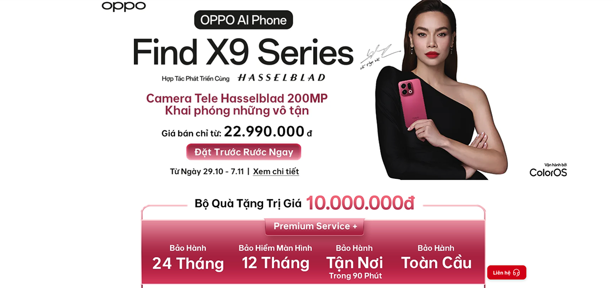 Lý do nên đặt sớm OPPO Find X9 Series về bộ quà tặng