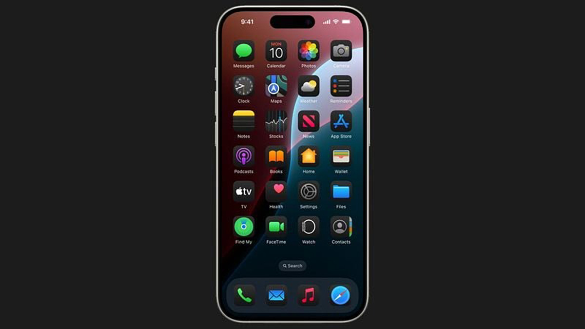 iOS 18 mang tới icon Dark Mode
