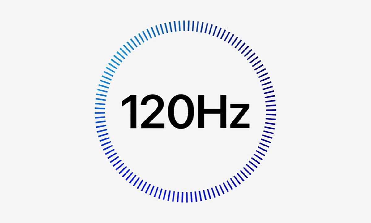 Các mẫu iPhone tiêu chuẩn vẫn chỉ có màn hình 120Hz