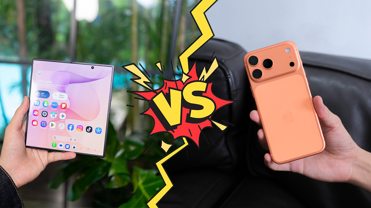 So sánh Samsung Galaxy Z Fold8 Ultra vs iPhone 17 Pro Max: Gập mở Ultra hay dạng thanh bền bỉ