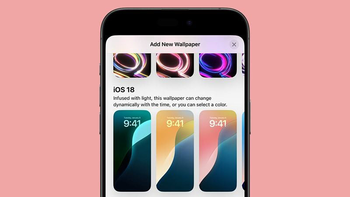 Hình nền động được cải tiến trong iOS 18 beta 3