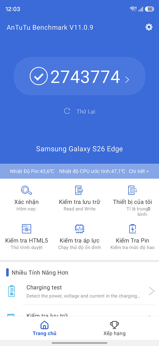 So sánh Samsung Exynos 2600 vs Apple A19 về điểm benchmark