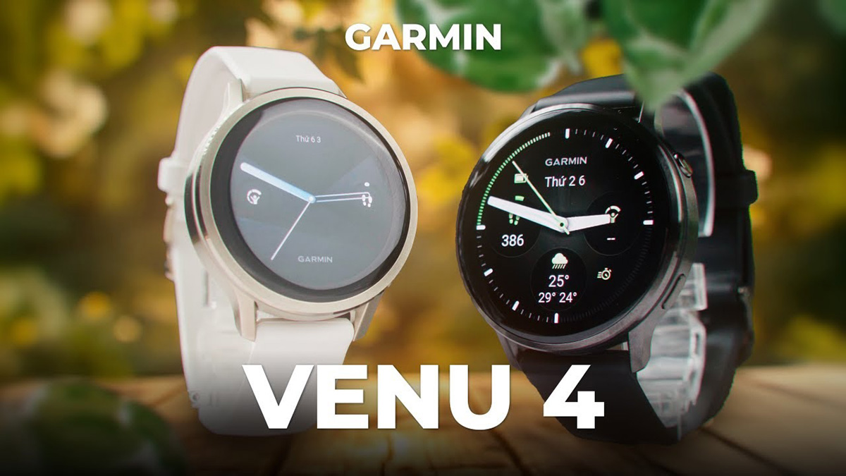 Garmin Venu 4 có thiết kế tinh tế