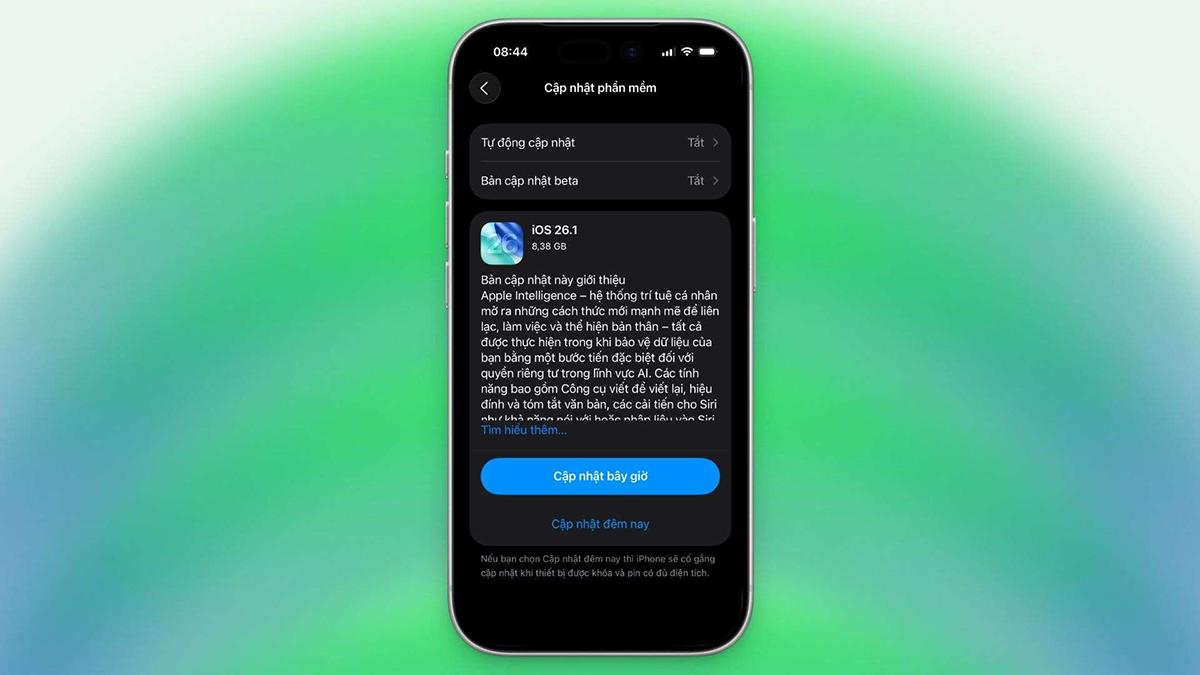 Đánh giá iOS 26.1 và có nên cập nhật