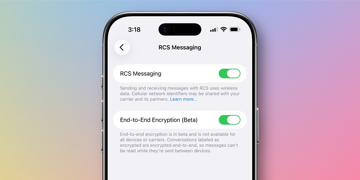 Apple tiếp tục thử nghiệm mã hóa đầu cuối cho tin nhắn RCS trong iOS 26.5
