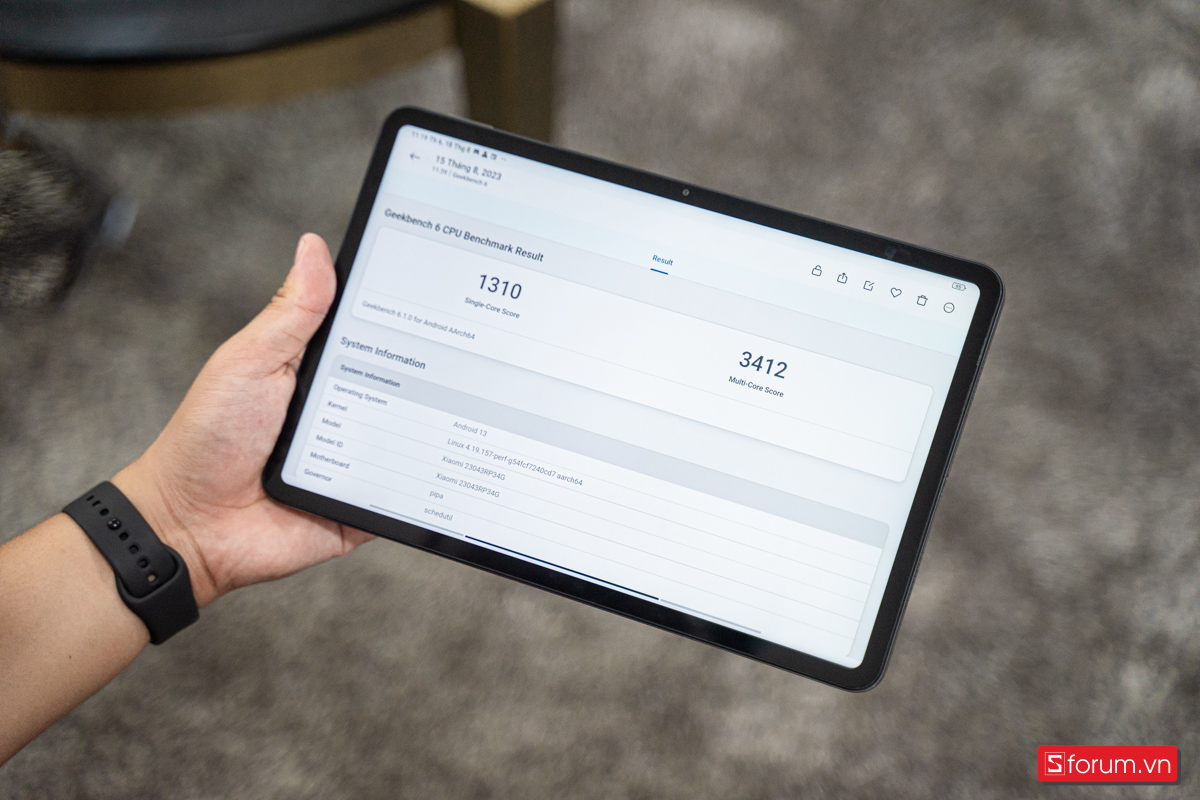 Điểm Geekbench của Xiaomi Pad 6
