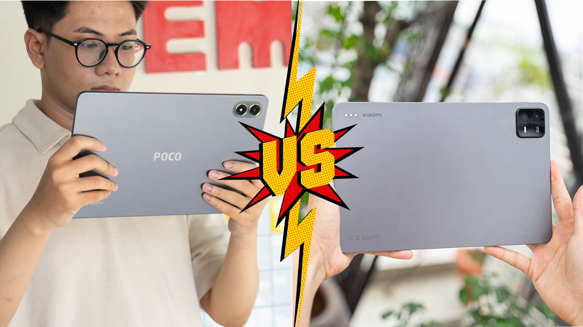 So sánh Xiaomi POCO Pad M1 vs Xiaomi Pad 6: Chênh nhau 600 ngàn, nên mua máy nào?