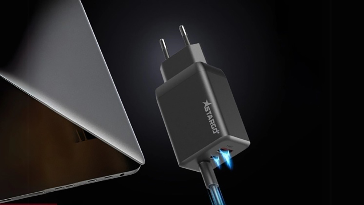 Sạc StarGO 2C1A PD Gan 65W PowerGO 65 có thiết kế nhỏ gọn, giá phải chăng
