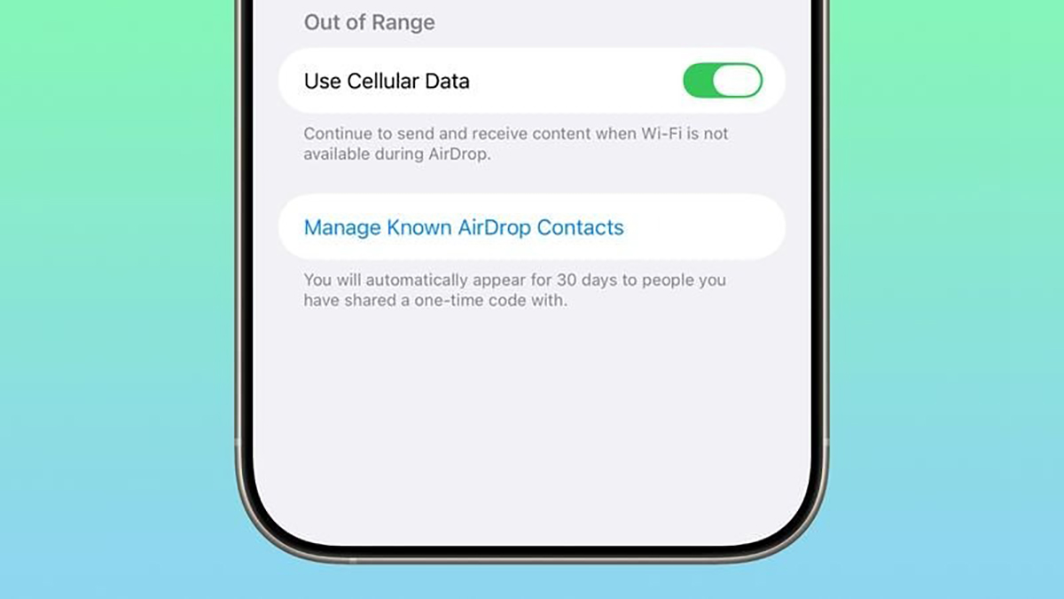 iOS 26.2 có gì mới về AirDrop