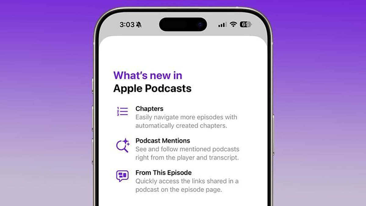 iOS 26.2 có gì mới về Podcast