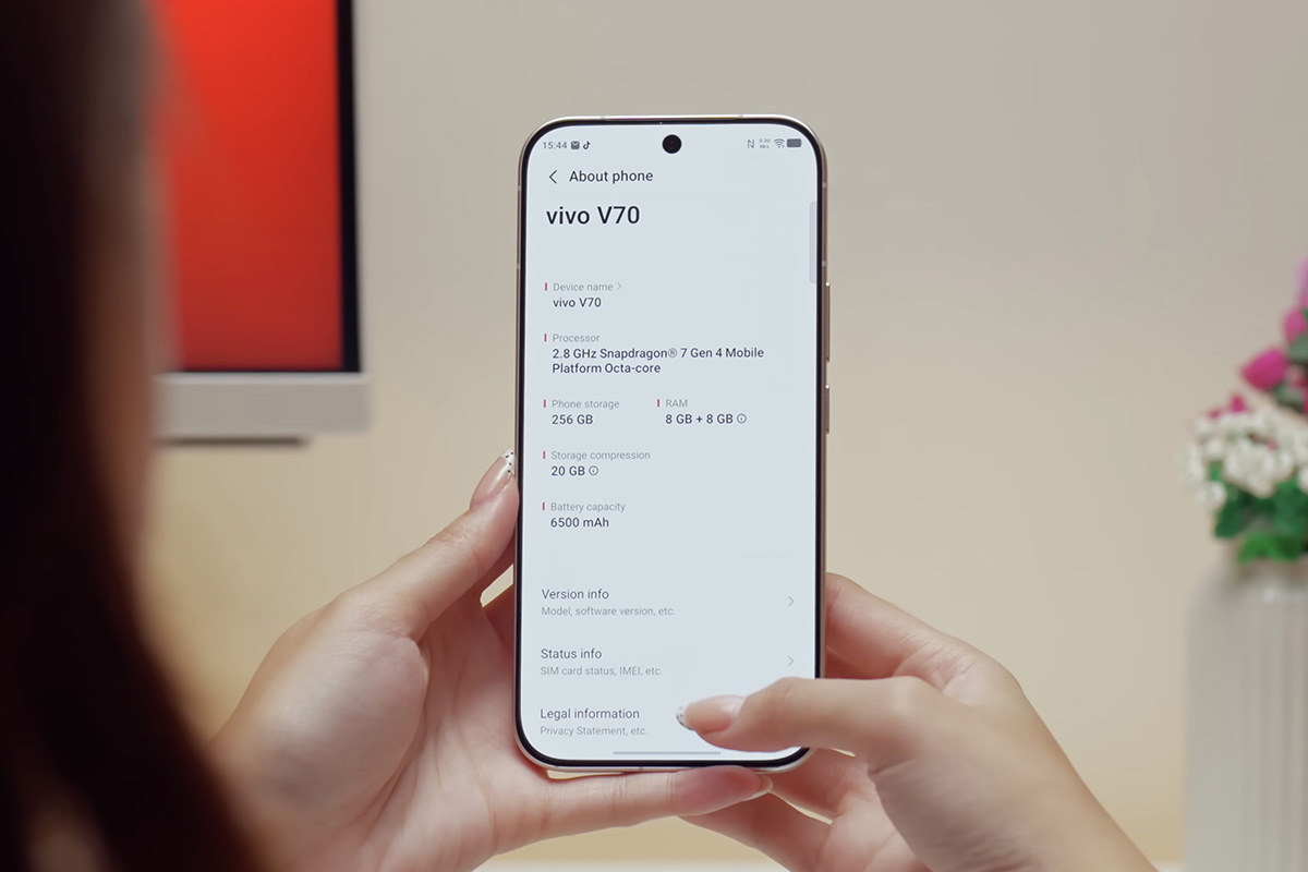 So sánh Samsung Galaxy A57 vs vivo V70 về hiệu năng
