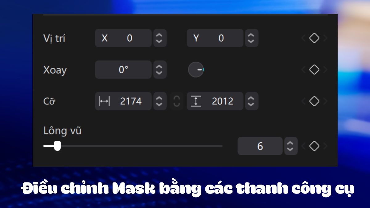 Chỉnh sửa Mask theo ý muốn