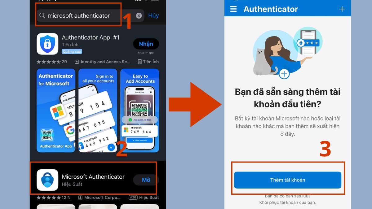 App Microsoft Authenticator download dễ dàng