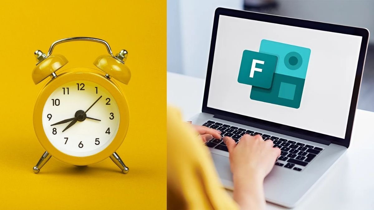 Microsoft Forms giúp quản lý thời gian làm bài