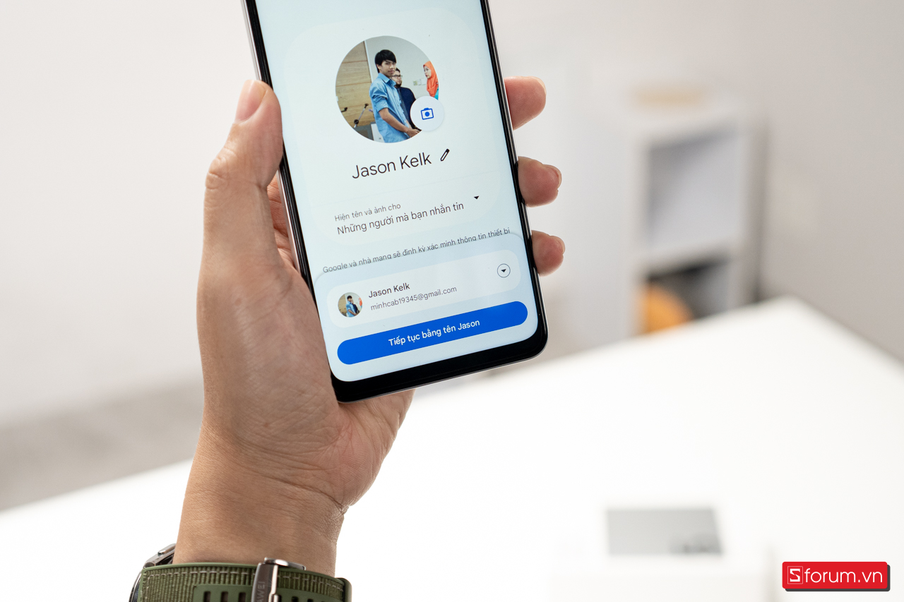 Viền dưới màn hình của OPPO A5i Pro
