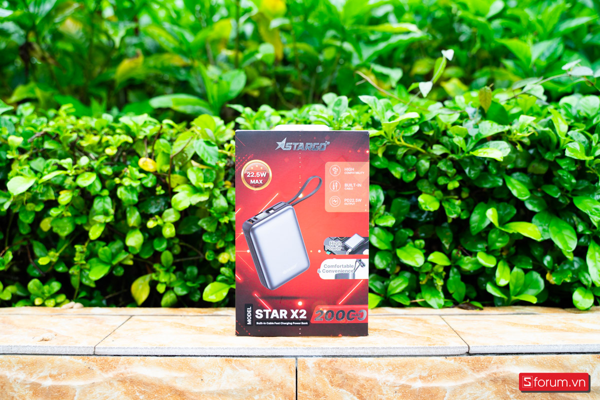 Phần hộp của StarGO Star X2 mang đến một thiết kế nhỏ gọn, đơn giản