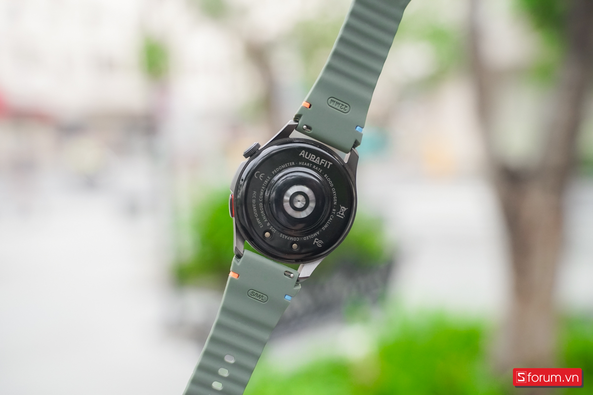 Phần dây đeo của Aurafit Trek 2 được thiết kế với kích thước 22mm
