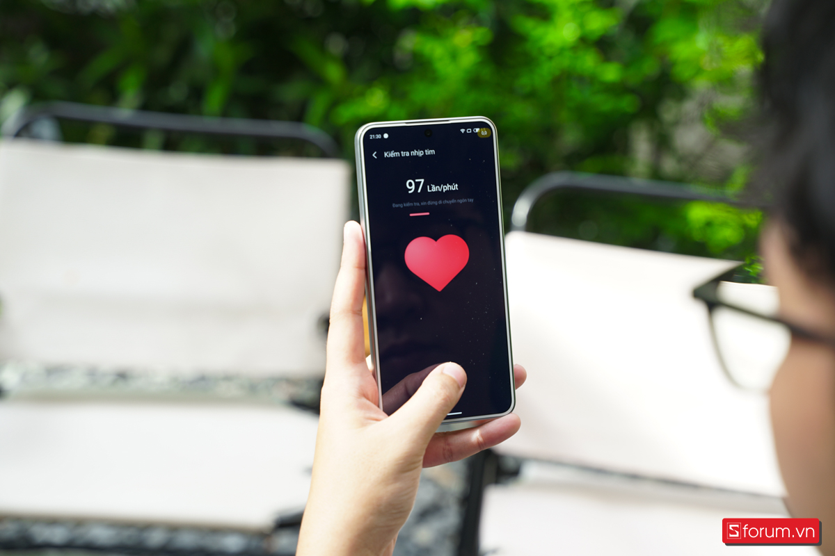 Đo nhịp tim trên Meizu Lucky 08