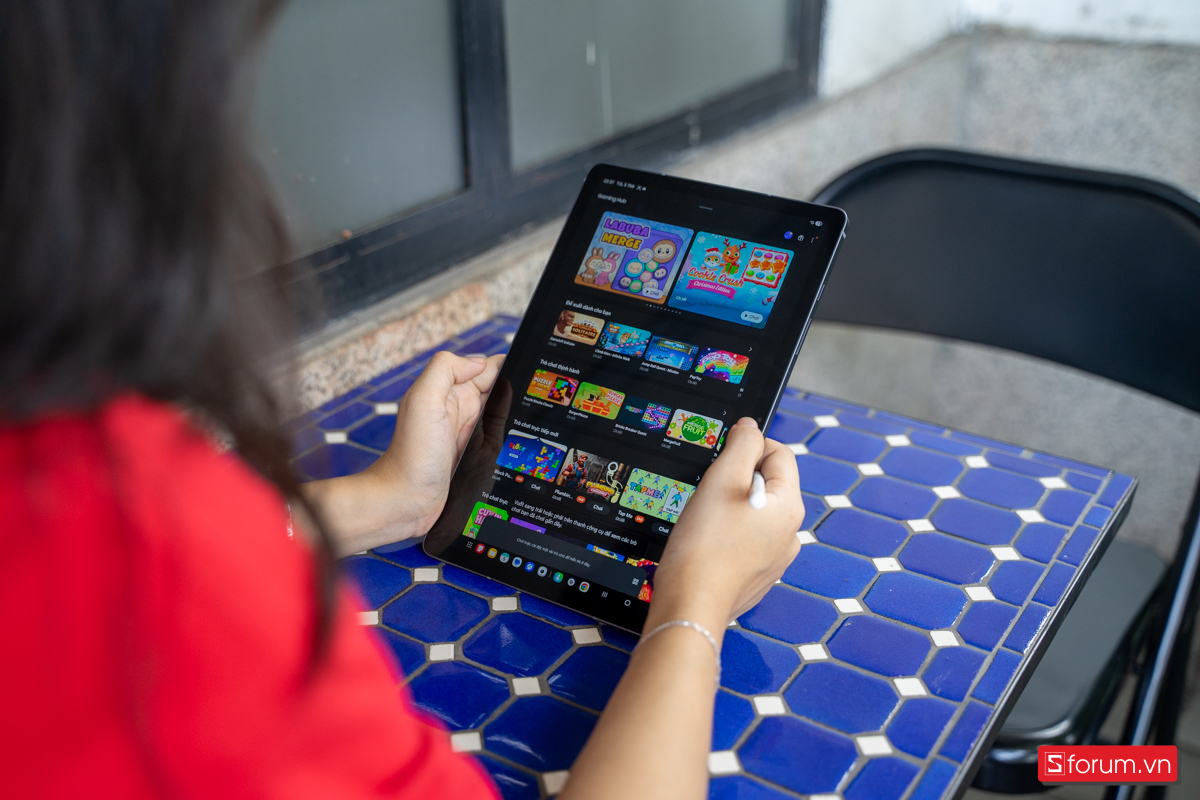 Màn hình và khả năng hiển thị trên Samsung Galaxy Tab S10 Lite được Samsung khá chăm chút
