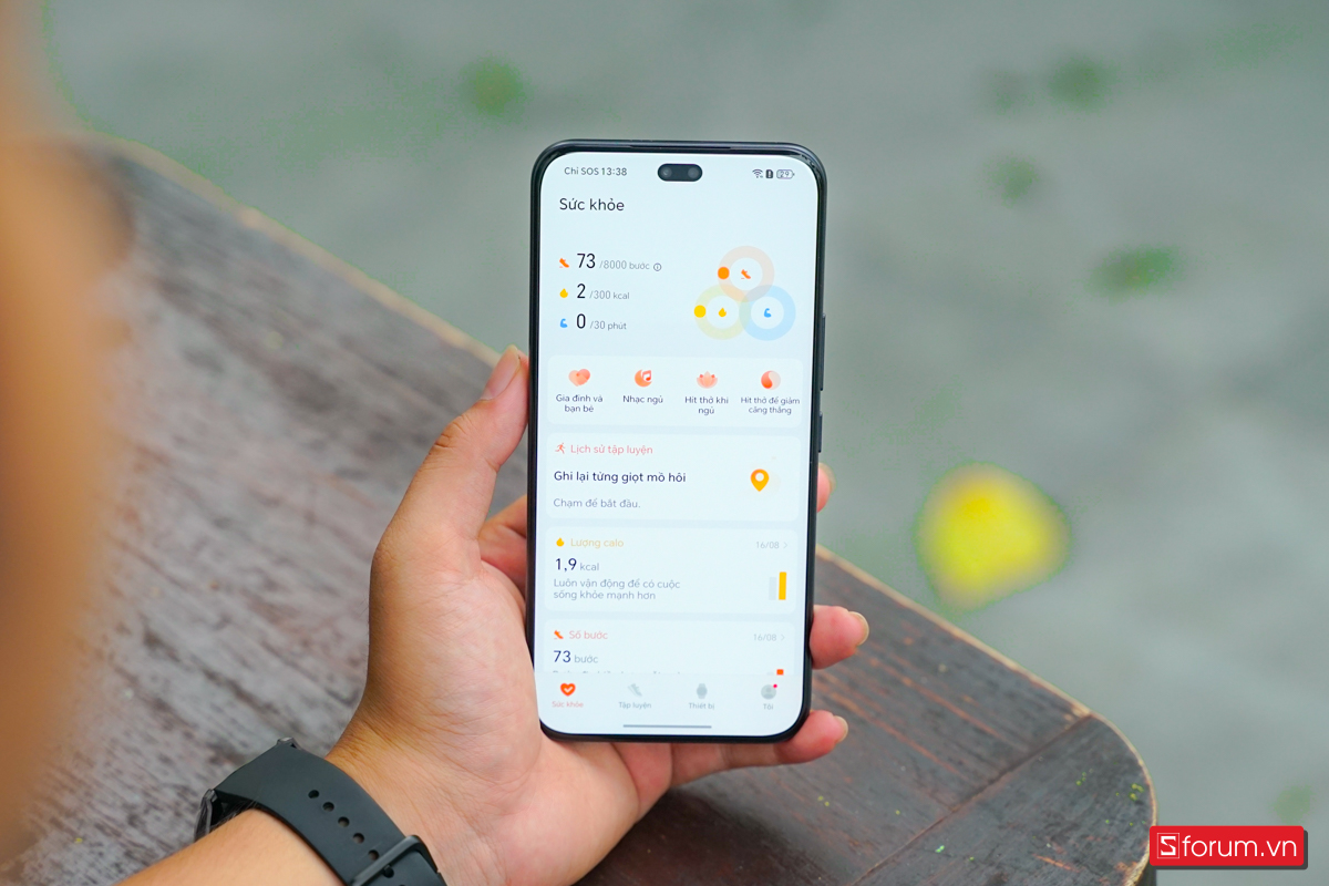 Đo sức khỏe trên Honor 400 Pro