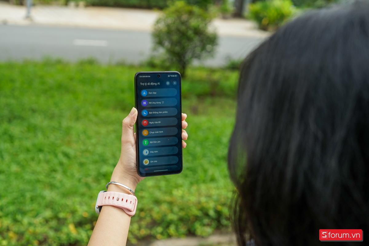 Nút AI trên Honor X7d