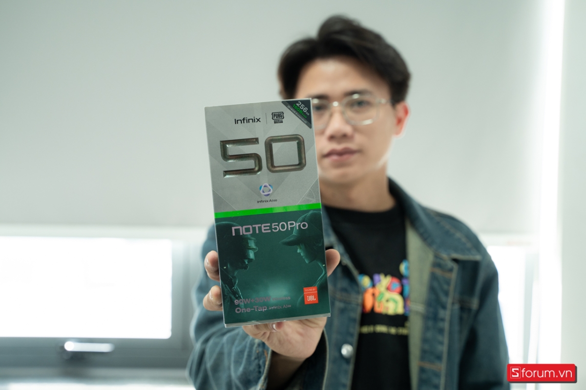 Mở hộp của Infinix Note 50 Pro