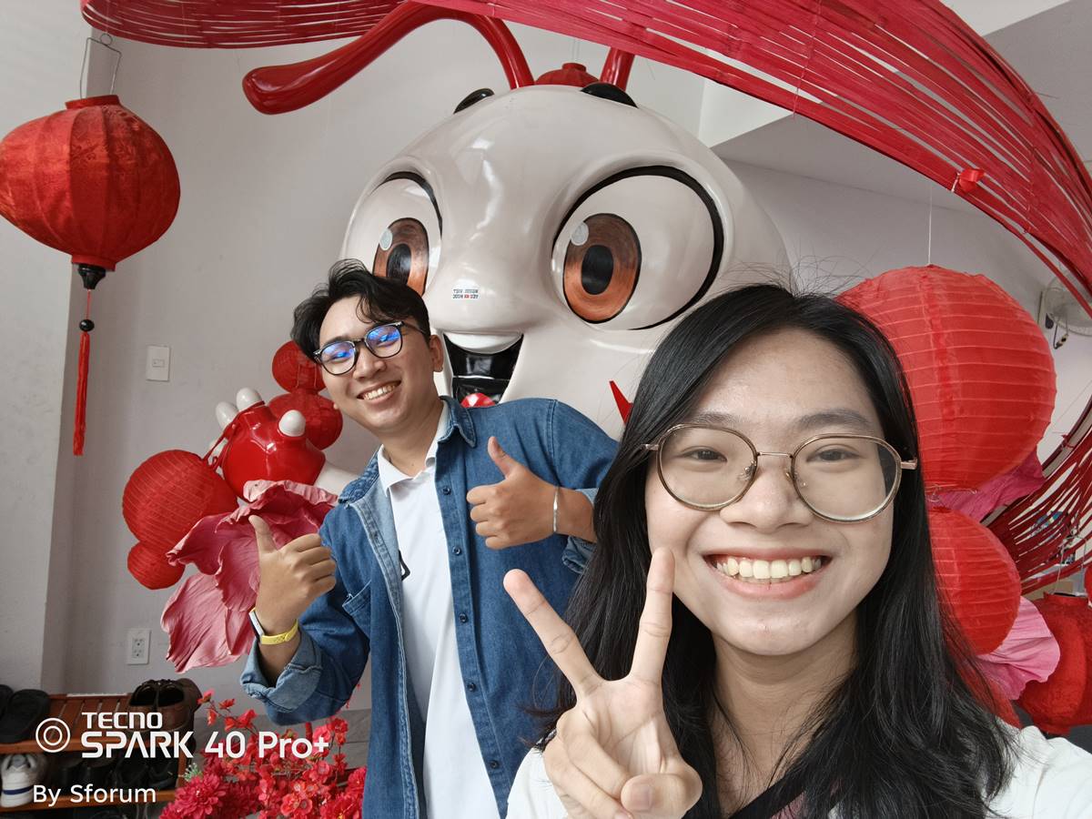 Ảnh chụp camera trước trên Tecno Spark 40 Pro Plus