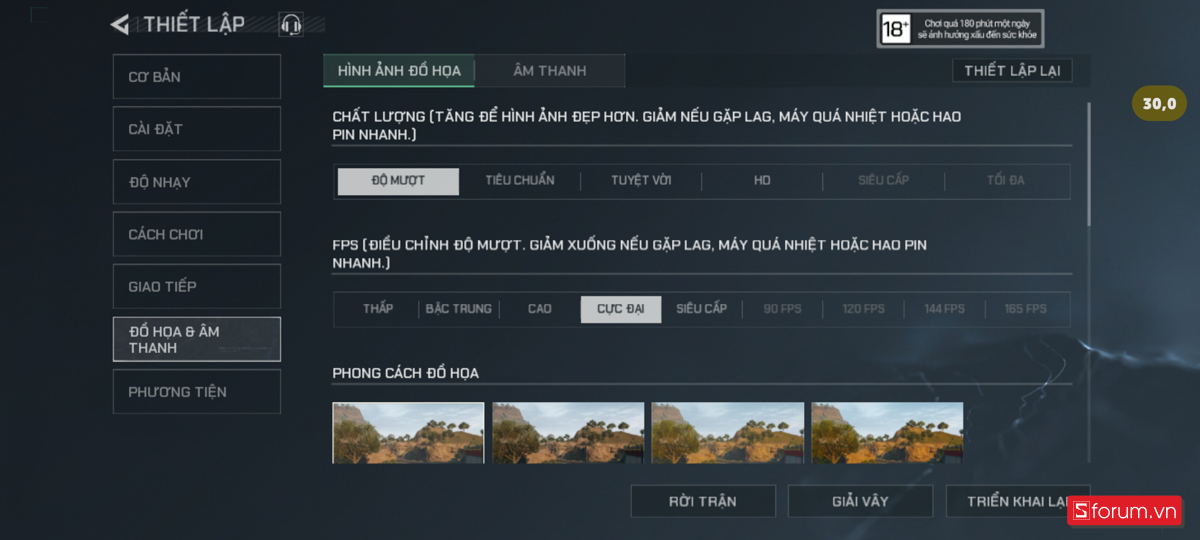 Chơi tựa game Delta Force trên Tecno Spark 40 Pro Plus