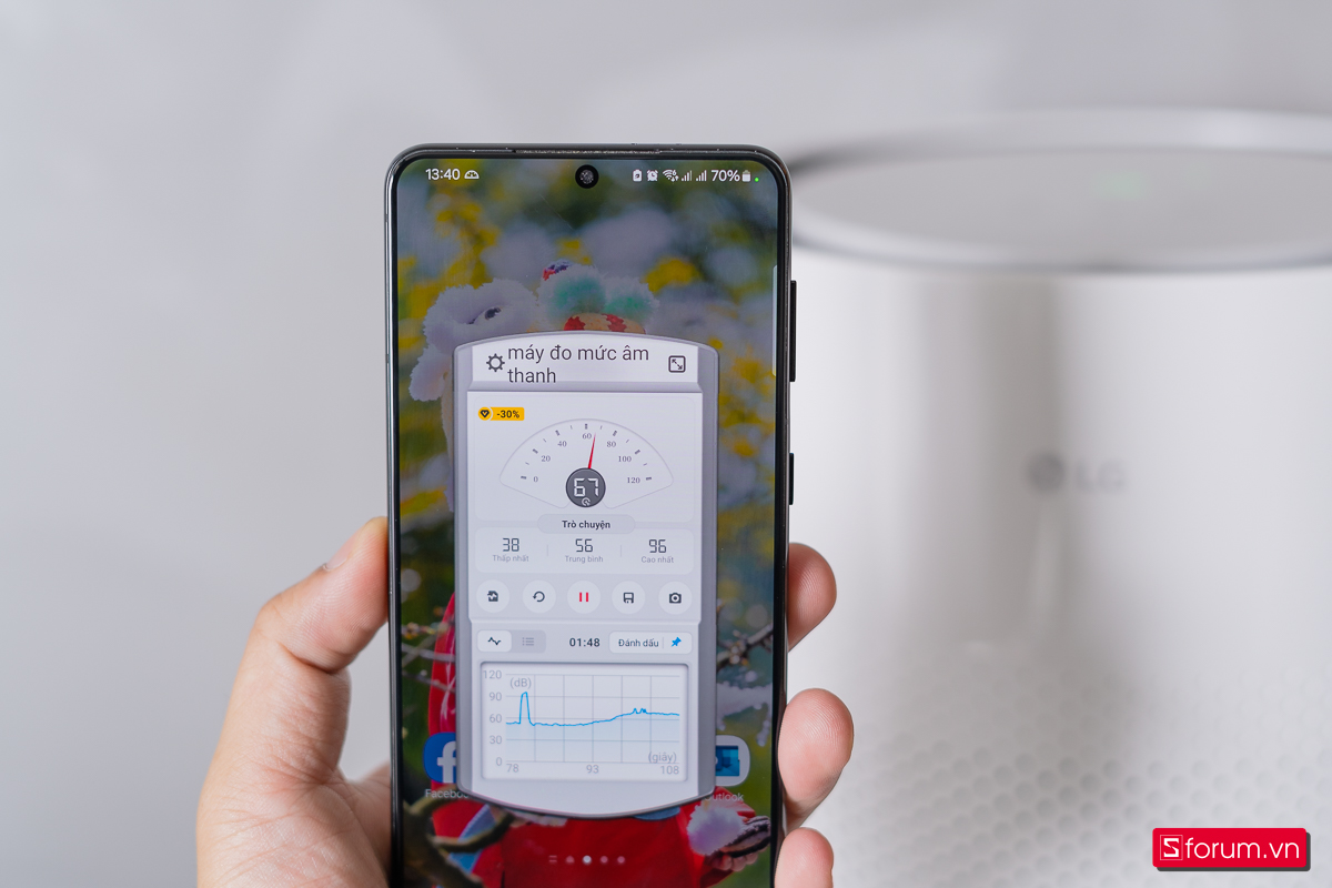 Trên tay máy lọc không khí LG PuriCare Aero Hit
