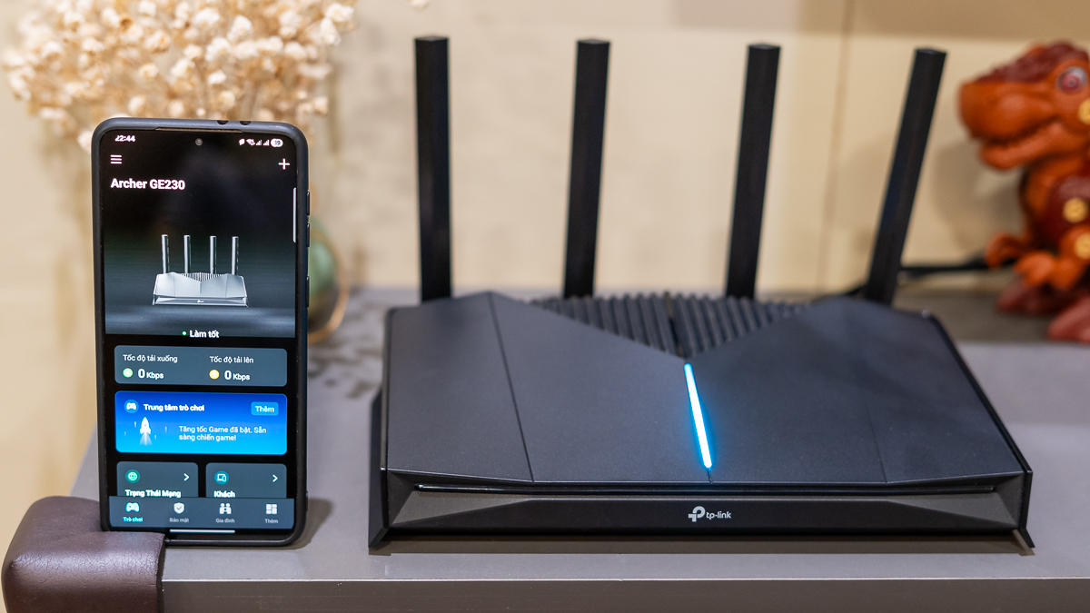 Trên tay TP-Link Archer GE230: Router Wi-Fi 7 băng thông 3.6Gbps chuyên cho game, giá dưới 3 triệu