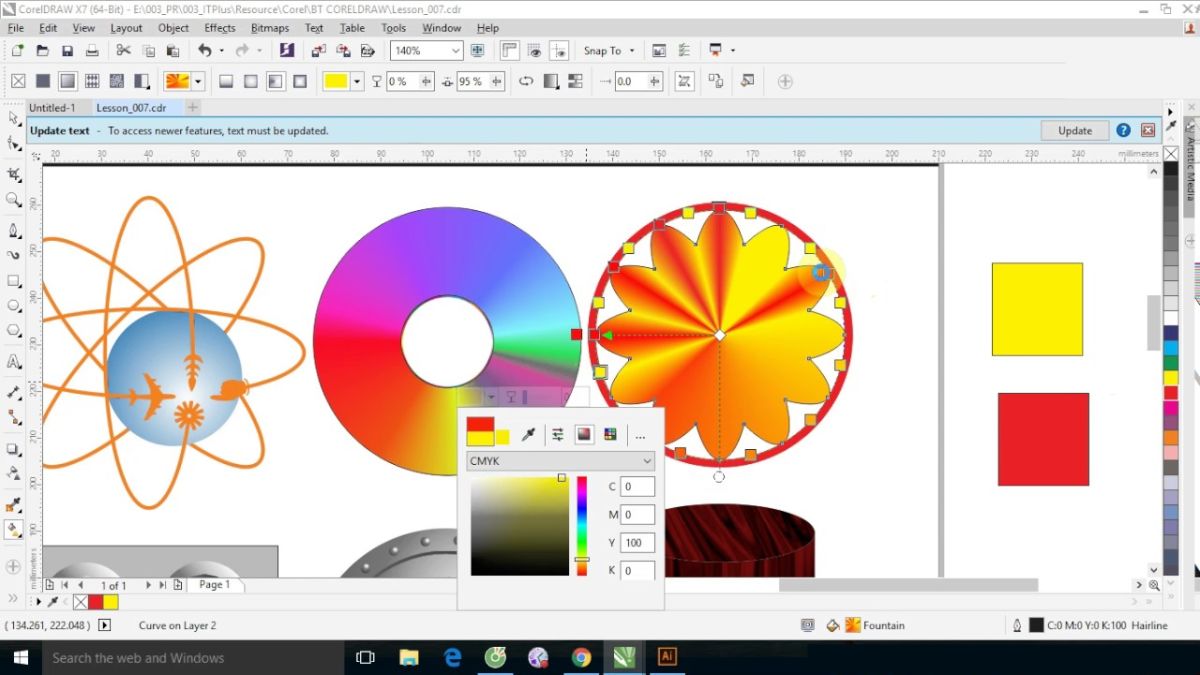 Hiểu đúng về các loại màu trong Corel
