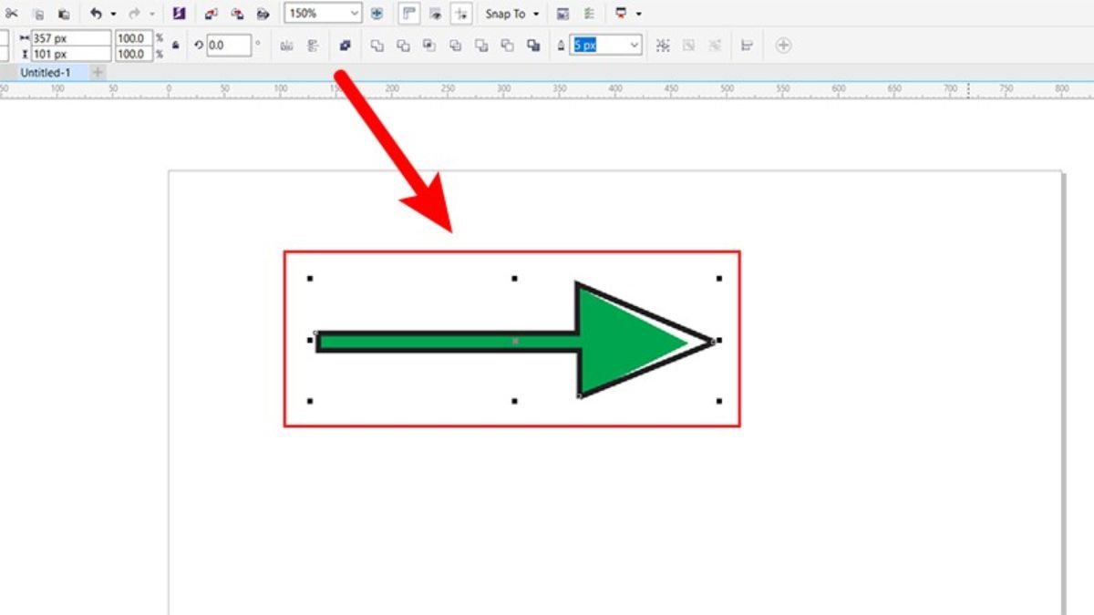 Hướng dẫn kỹ thuật đổ màu outline Corel đơn giản 2