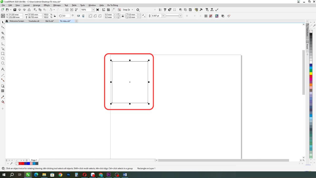 4 cách đổ màu trong Corel mà bạn cần thành thạo 1