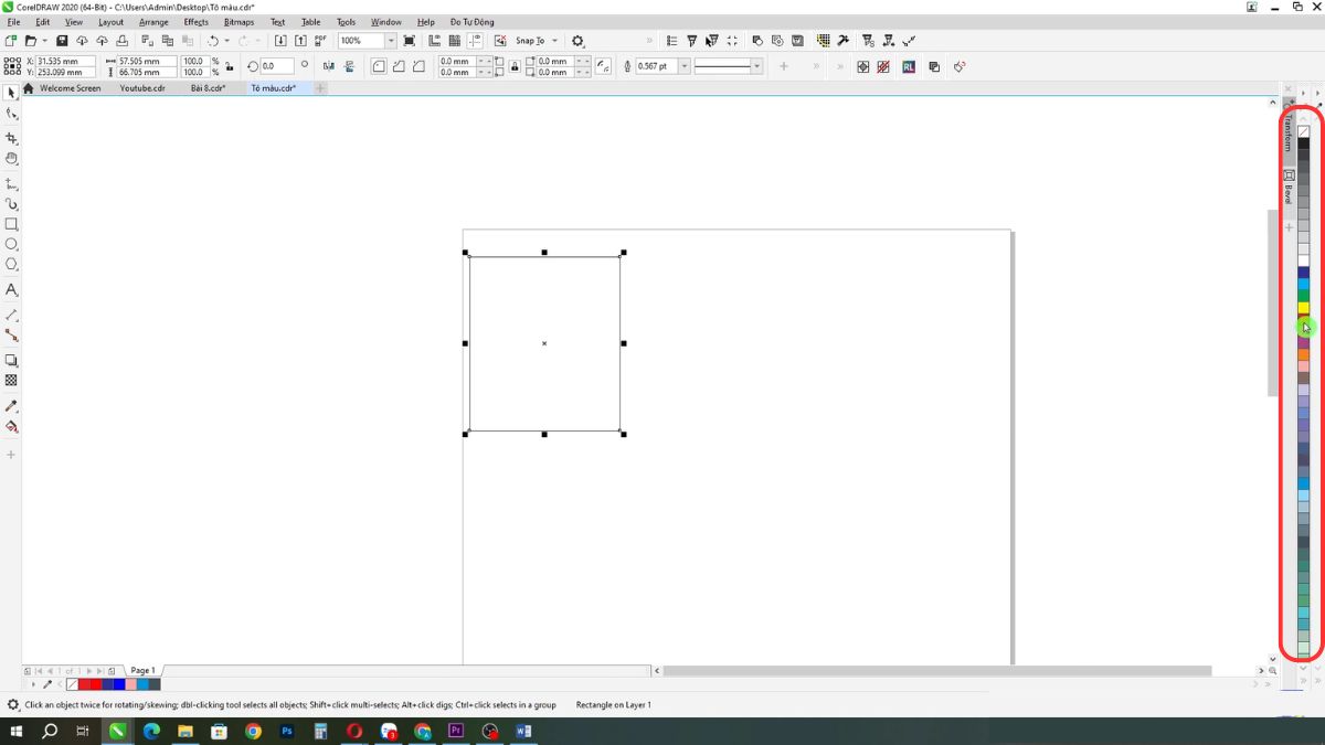 4 cách đổ màu trong Corel mà bạn cần thành thạo 2