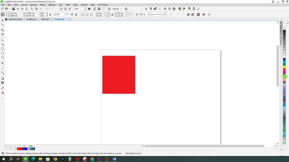 4 cách đổ màu trong Corel mà bạn cần thành thạo 3