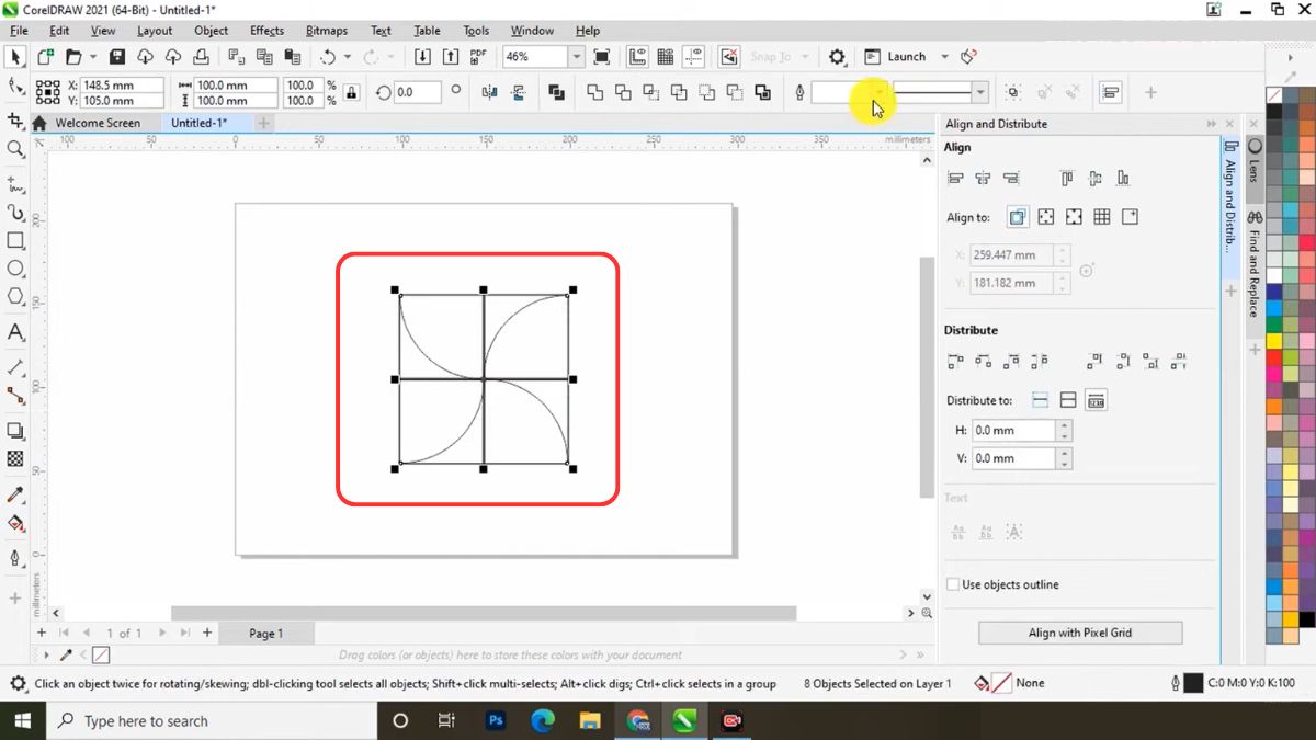 4 cách đổ màu trong Corel mà bạn cần thành thạo 7
