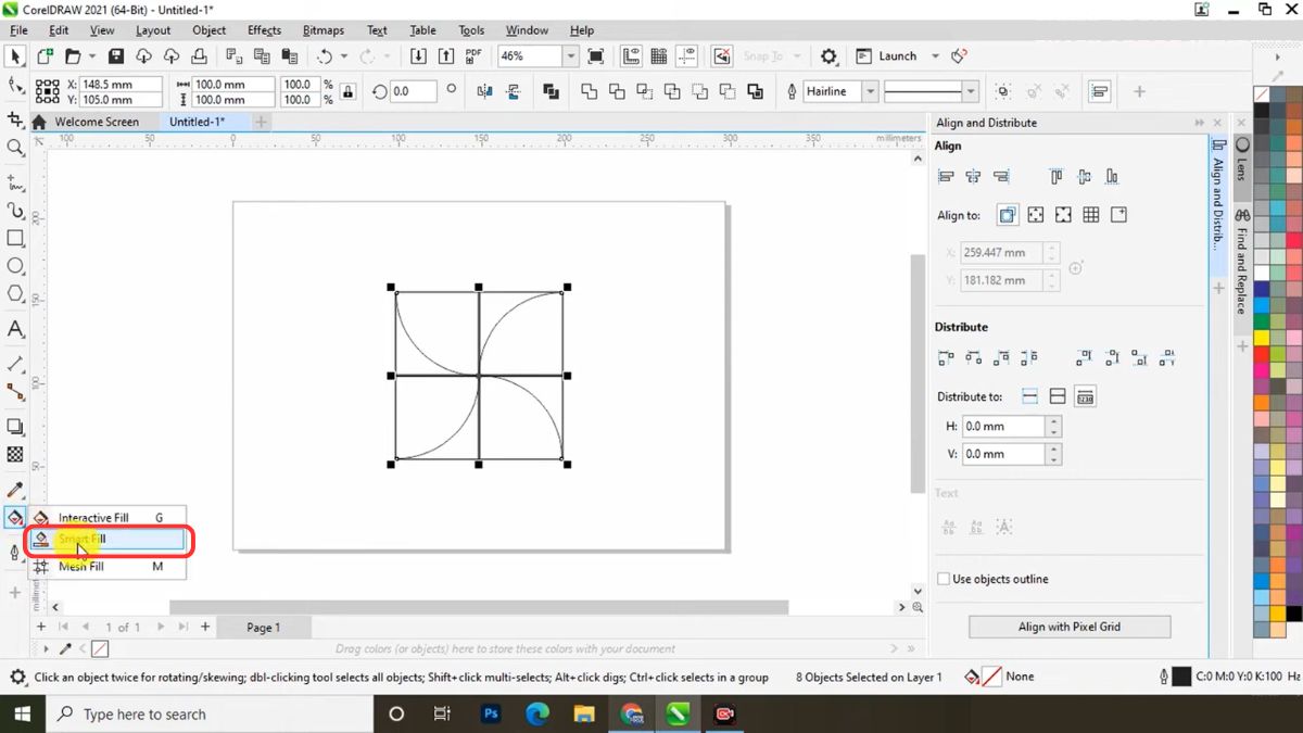 4 cách đổ màu trong Corel mà bạn cần thành thạo 8