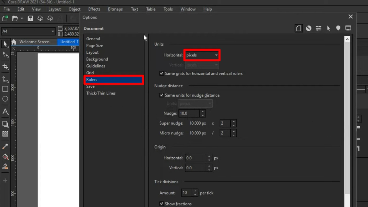 Chi tiết 2 cách đổi đơn vị trong Corel dễ áp dụng 5