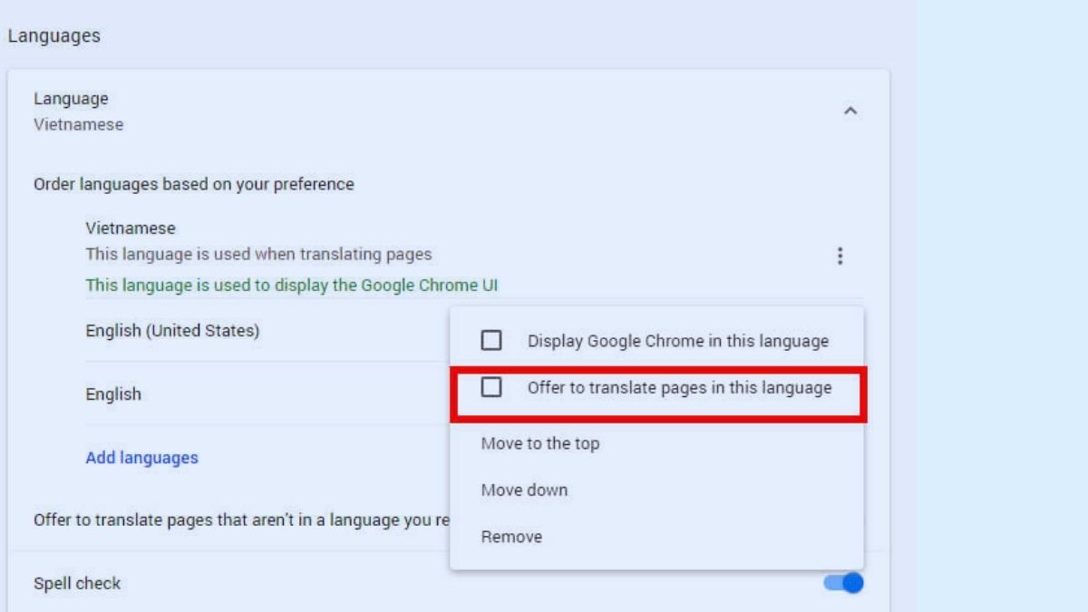 Mẹo sử dụng Chrome với nhiều ngôn ngữ cùng lúc