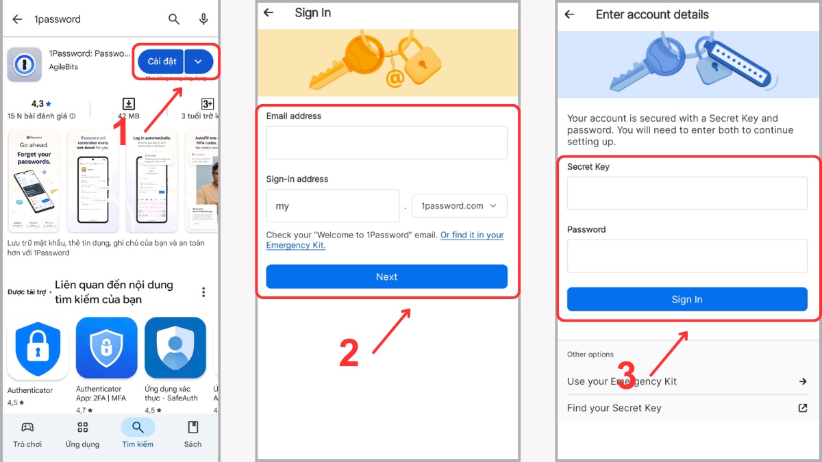 Hướng dẫn cài đặt và thiết lập 1Password 9