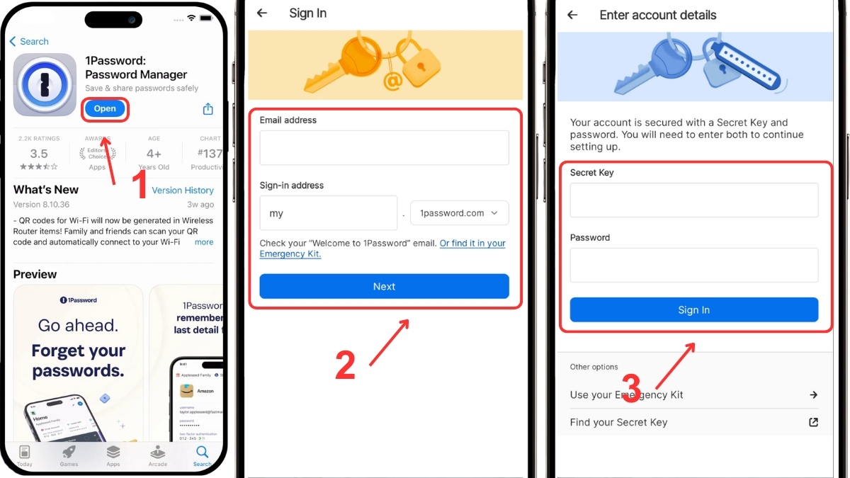 Hướng dẫn cài đặt và thiết lập 1Password 10