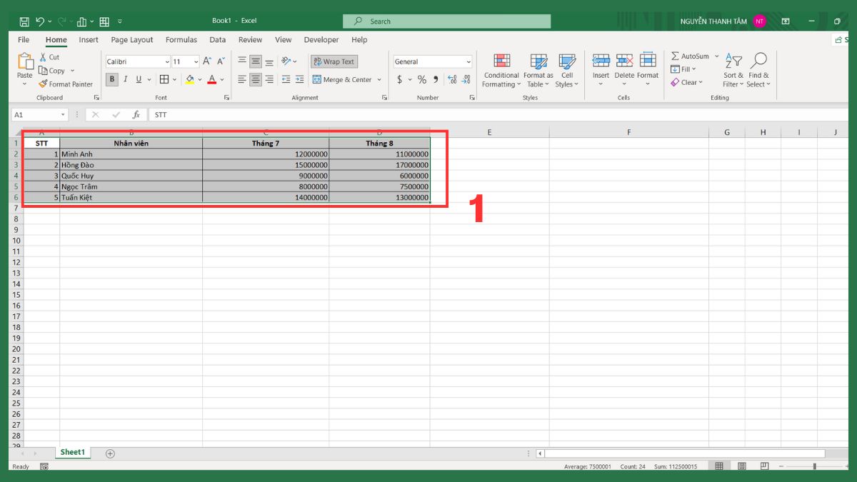 Cách dùng Advanced Filter trong Excel theo vùng điều kiện 8