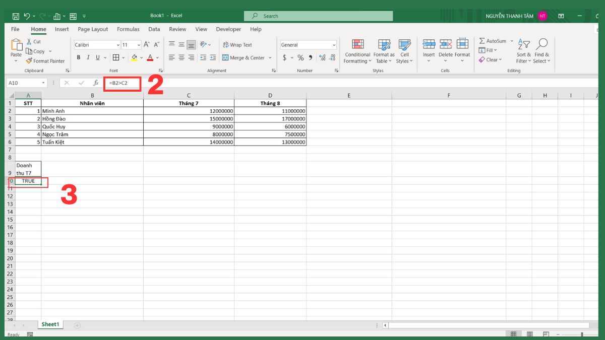 Cách dùng Advanced Filter trong Excel theo vùng điều kiện 9