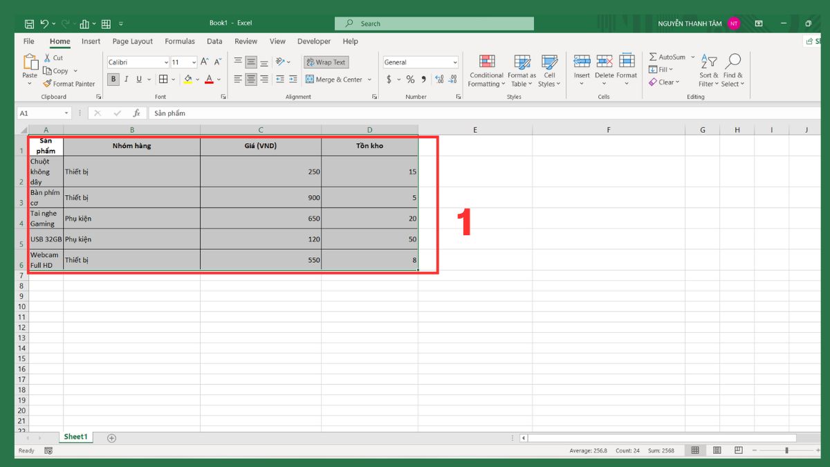Cách dùng Advanced Filter trong Excel theo vùng điều kiện 11