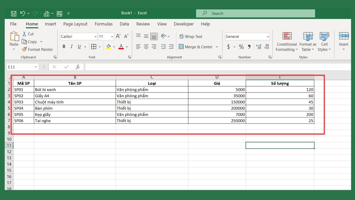 Chi tiết cách sử dụng Advanced Filter trong Excel
