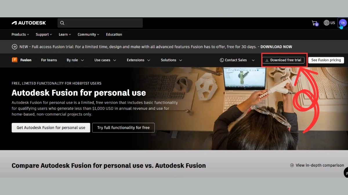 Hướng dẫn các bước cài đặt phần mềm Autodesk Fusion 3