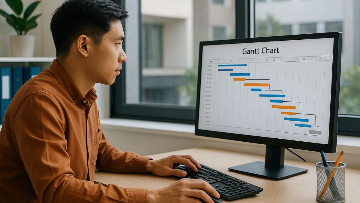 Cấu trúc của biểu đồ Gantt