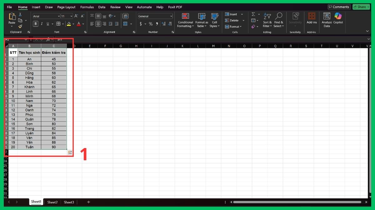 Hướng dẫn chi tiết cách tạo biểu đồ Histogram 1