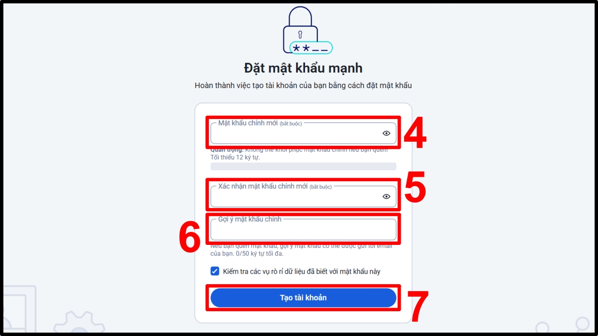 Cách đăng ký và thiết lập tài khoản Bitwarden 3